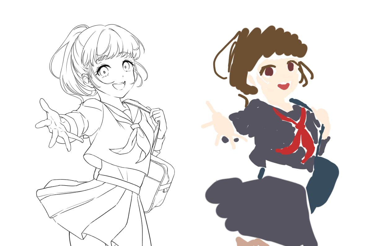 Example 1: Before AI enhancement